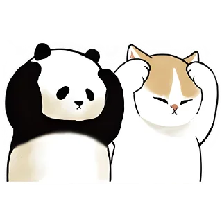 Sticker from Панда и Нян @Nyasticks