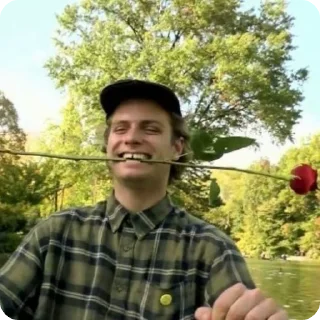 🌹 emoji Mac Demarco Telegram sticker 15 of 20
