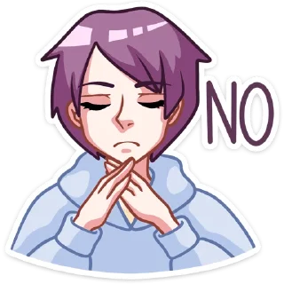 🙅‍♂ emoji Мамору (@TgSticker) Telegram sticker 8 of 48