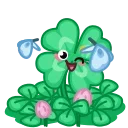 😉 emoji Live Flowers Telegram sticker 10 of 21