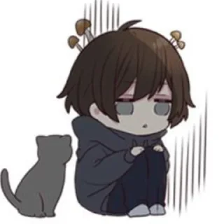 😓 emoji Menhera Kun 🗿✨ Telegram sticker 5 of 16