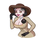 👆 emoji Lady Dimitrescu Telegram sticker 19 of 20