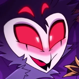 🥰 emoji Stolas Helluva Boss |@KillerQueenBitesTheDusto Telegram sticker 23 of 63