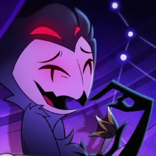 😳 emoji Stolas Helluva Boss |@KillerQueenBitesTheDusto Telegram sticker 10 of 63