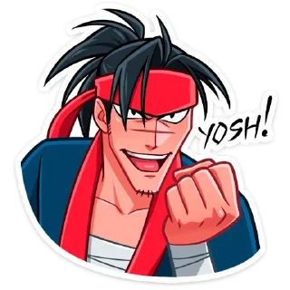 👊 emoji Самурай Хиро (@TgSticker) Telegram sticker 13 of 48