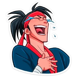 😃 emoji Самурай Хиро (@TgSticker) Telegram sticker 9 of 48