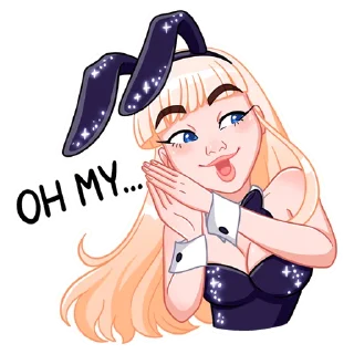 😯 emoji Каталина Блэк Telegram sticker 5 of 48