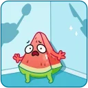 🍉 emoji Ломтик @FOXDIZIGNERLIFE Telegram sticker 2 of 22