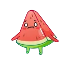 🍉 emoji Ломтик @FOXDIZIGNERLIFE Telegram sticker 15 of 22