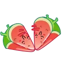 🍉 emoji Ломтик @FOXDIZIGNERLIFE Telegram sticker 20 of 22