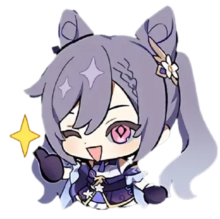 Sticker from Keqing
