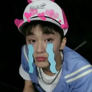 😭 emoji mark lee Telegram sticker 19 of 55