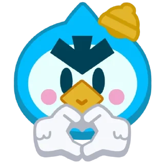 🫶 emoji Mr. P 🍑 ➡️ @CloobHub ⬅️ 🍑 Telegram sticker 11 of 20