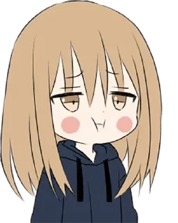 😚 emoji hoodiegirl(cool) Telegram sticker 2 of 72