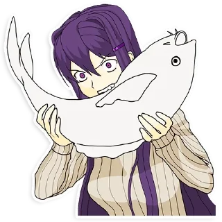 😋 emoji Yuri by @anime_stickerr Telegram sticker 18 of 20