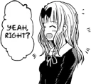 🙂 emoji Kaguya-sama Telegram sticker 8 of 75