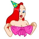 🎁 emoji Jessica Rabbit Telegram sticker 19 of 26