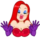 💋 emoji Jessica Rabbit Telegram sticker 7 of 26