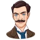 😭 emoji Such a Gentleman Telegram sticker 10 of 30