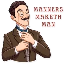 🧐 emoji Such a Gentleman Telegram sticker 13 of 30