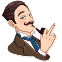 🖕 emoji Such a Gentleman Telegram sticker 12 of 30