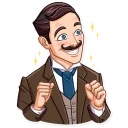 😃 emoji Such a Gentleman Telegram sticker 15 of 30