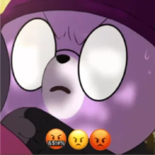 🤬 emoji unicorn wars/война единорогов | @KeowizXX Telegram sticker 2 of 50