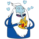 😍 emoji Adventure Time Telegram sticker 19 of 24