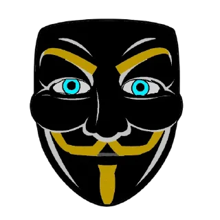 👿 emoji Логово Анонимусов Стикеры Telegram sticker 6 of 19