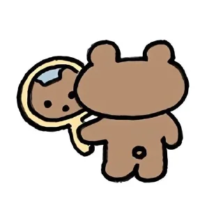 Sticker from Lovely Teddy by @symmiko