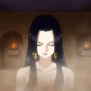 🤩 emoji Хэнкокhttps://t.me/one_piece_stiker777 @TgEmodziBot Telegram sticker 17 of 50