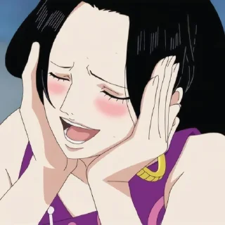🤩 emoji Хэнкокhttps://t.me/one_piece_stiker777 @TgEmodziBot Telegram sticker 15 of 50