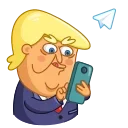 ✉️ emoji Trump Telegram sticker 7 of 20