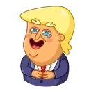 Sticker from Trump