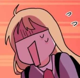 😰 emoji not so shoujo love story Telegram sticker 21 of 42