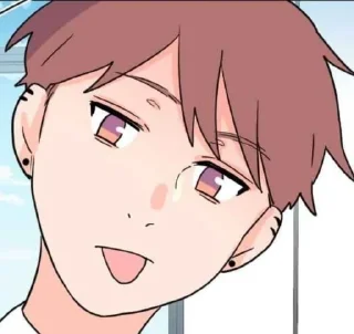 😛 emoji not so shoujo love story Telegram sticker 6 of 42