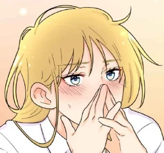😳 emoji not so shoujo love story Telegram sticker 14 of 42