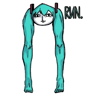 🙂 emoji miku stickers! Telegram sticker 8 of 17