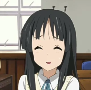 😅 emoji k-on Telegram sticker 8 of 27