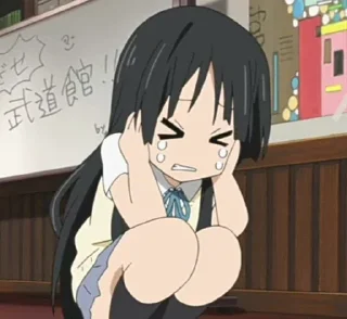 😭 emoji k-on Telegram sticker 6 of 27