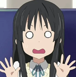 😳 emoji k-on Telegram sticker 12 of 27