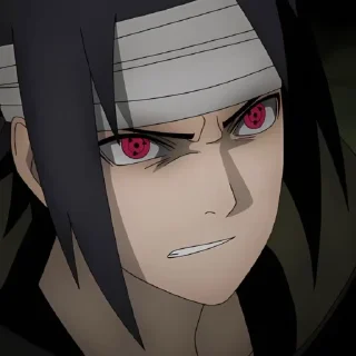😠 emoji Sasuke Uchiha Telegram sticker 21 of 49