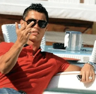 🌟 emoji Ronaldo Telegram sticker 24 of 36