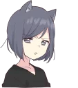 🤨 emoji cat girl and dog girl Telegram sticker 7 of 120