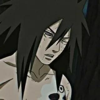 🤔 emoji Uchiha Telegram sticker 14 of 39