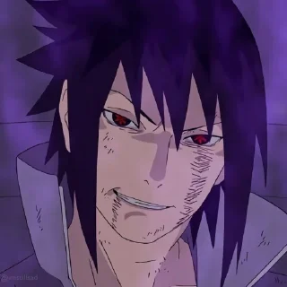 😈 emoji Uchiha Telegram sticker 12 of 39