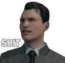 😠 emoji Connor|Detroit: Become Human Telegram sticker 22 of 27
