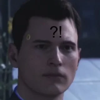 🤨 emoji Detroit become human Telegram sticker 9 of 38