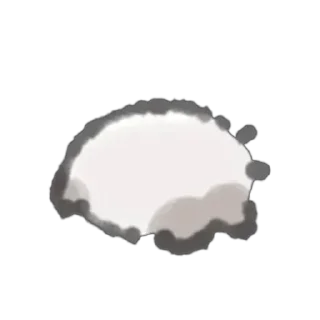 🥞 emoji Furball kitten 🤍 @xkysluv Telegram sticker 19 of 47