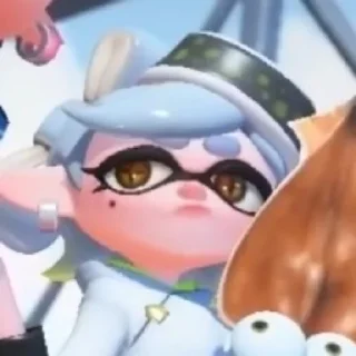 😕 emoji Marie splatoon Telegram sticker 16 of 40